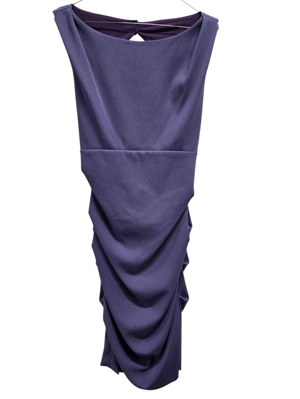 NWT $385 Nicole Miller Collection Ruched Sleeveless Sheath Dress Sz Us 8